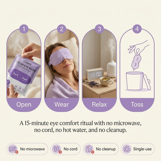 Self-Heating Steam Eye-Mask
