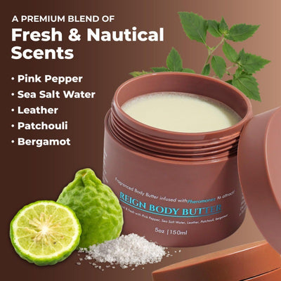 Magnetique Drift Body Butter – Fresh Nautical Scent & Deep Hydration | 150 ml