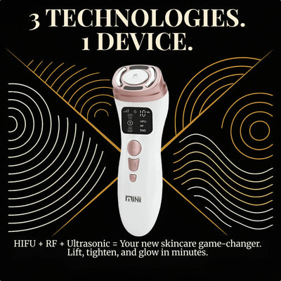 SonoDerm TriLift Elite - 3-in-1 RF+EMS+HIFU Face & Body Tightening System