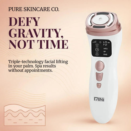 SonoDerm TriLift Elite - 3-in-1 RF+EMS+HIFU Face & Body Tightening System