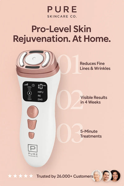 SonoDerm TriLift Elite - 3-in-1 RF+EMS+HIFU Face & Body Tightening System